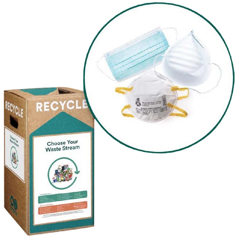 1 TerraCycle Zero Waste Box for Masks Small, 1 of 3
