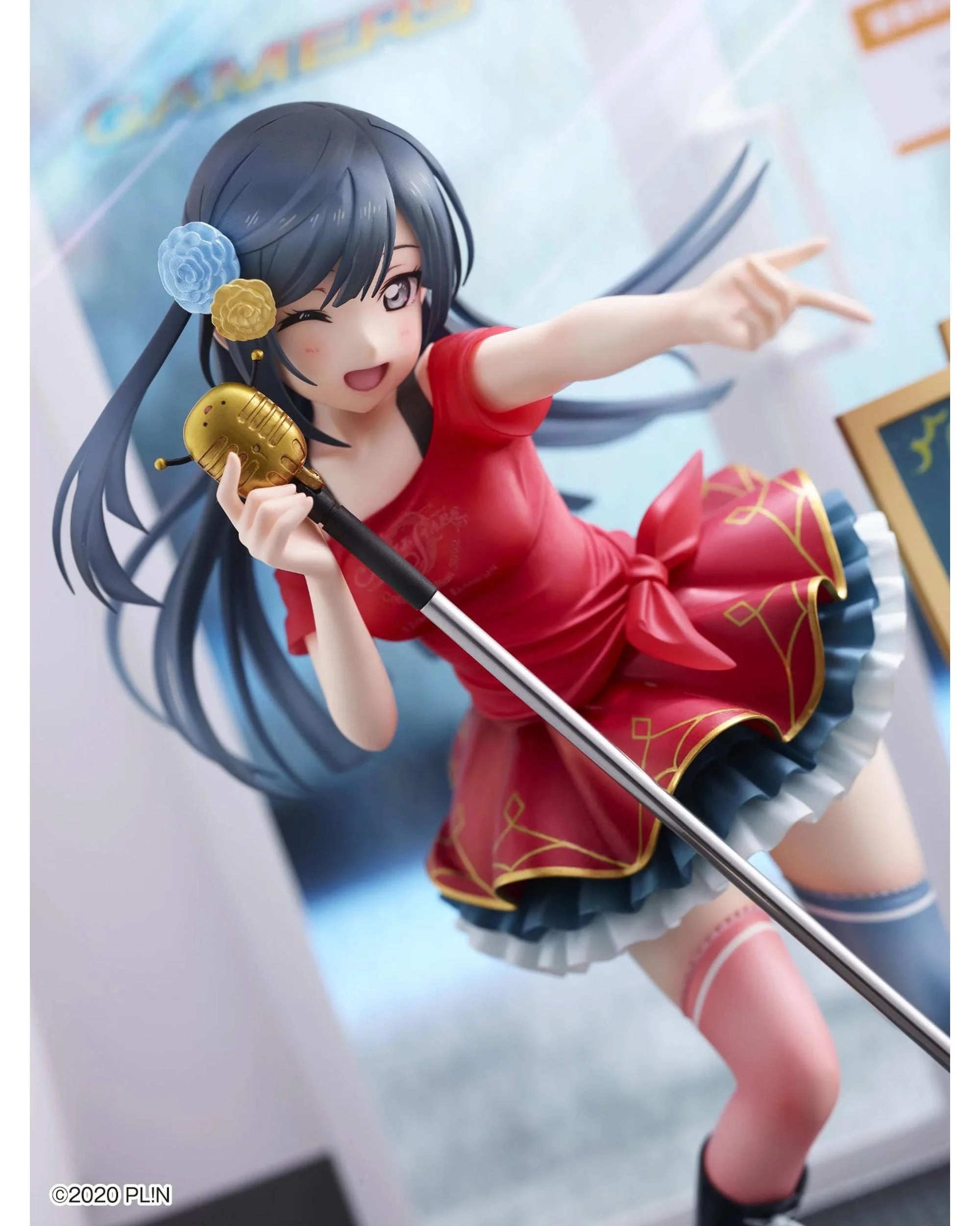 8 Wave Love Live! Setsuna Yuki Odaiba Gamers Signboard Girl 1/7 Scale Figure, 8 of 9