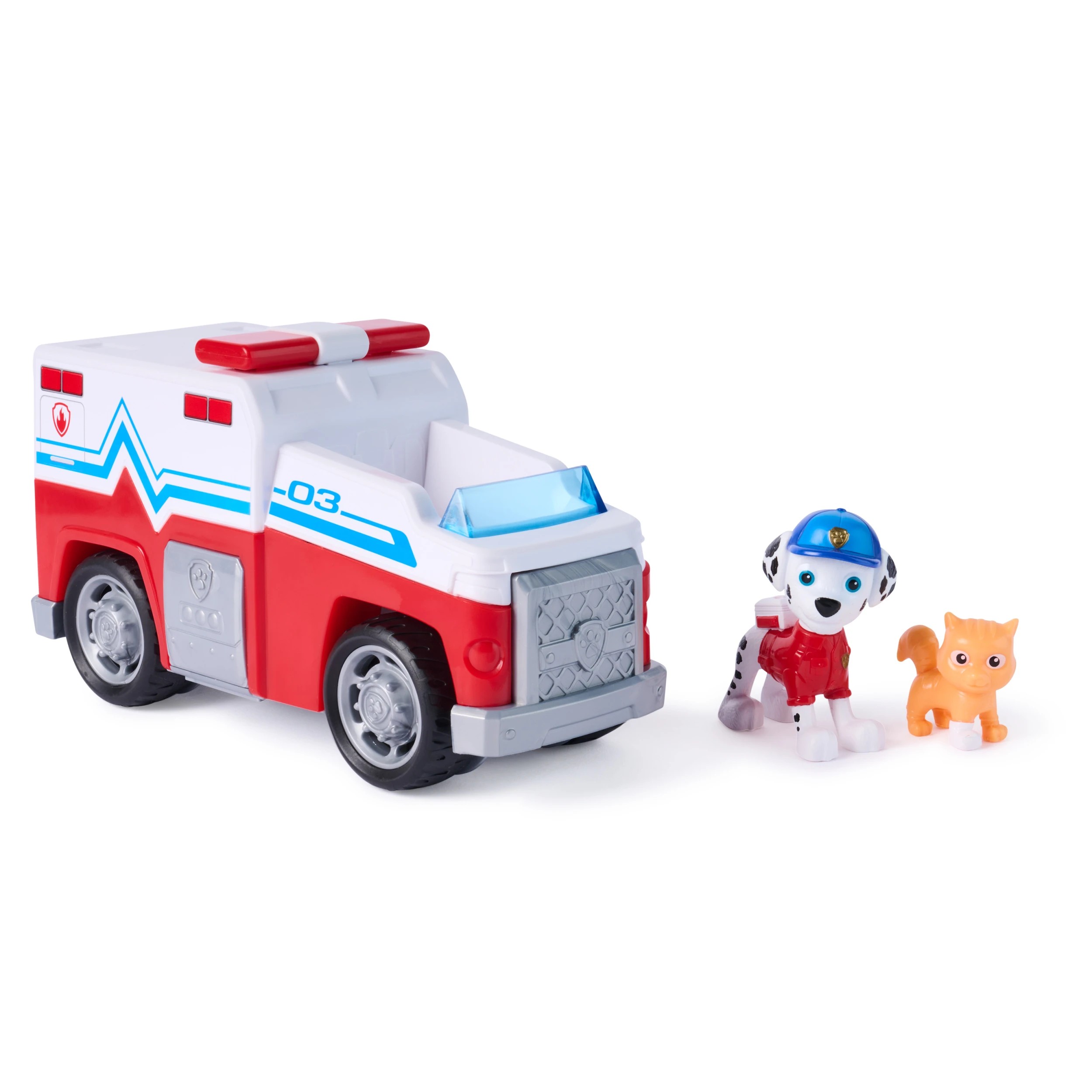 3 PAW Patrol Search and Rescue Marshall Rescue Responder Vehicle, 3 of 7