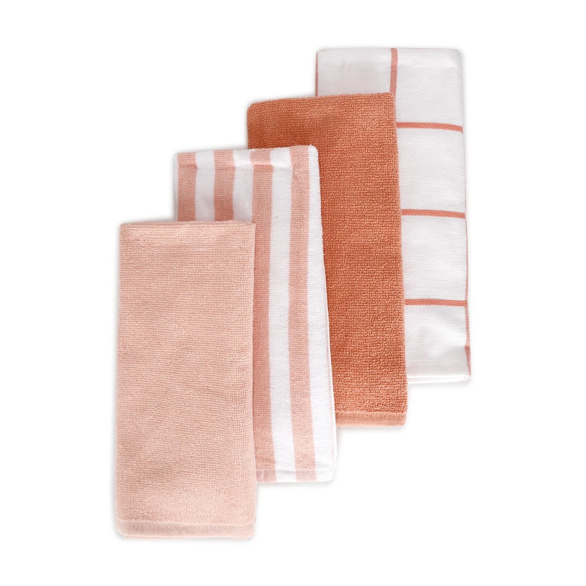 1 4 Pack Sunset Linear Terry Tea Towels, 1 of 7