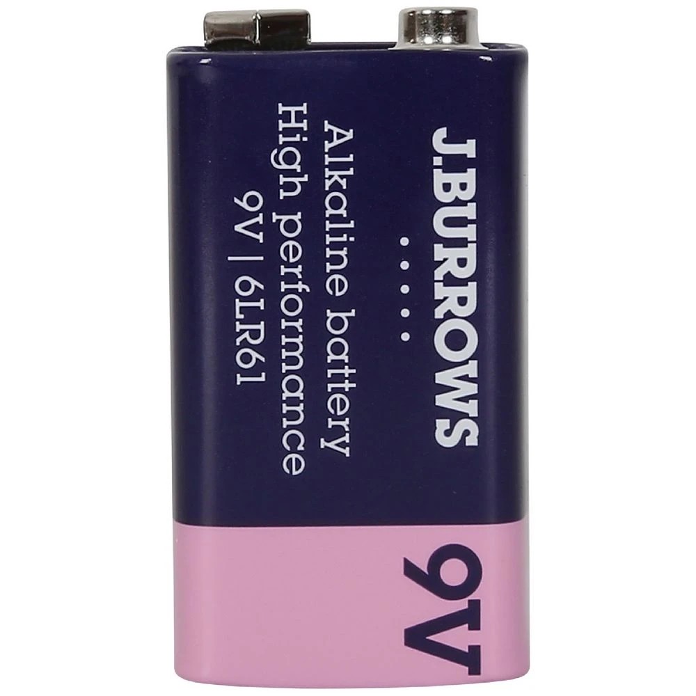 6 J.Burrows 9V Batteries 3 Pack, 6 of 7