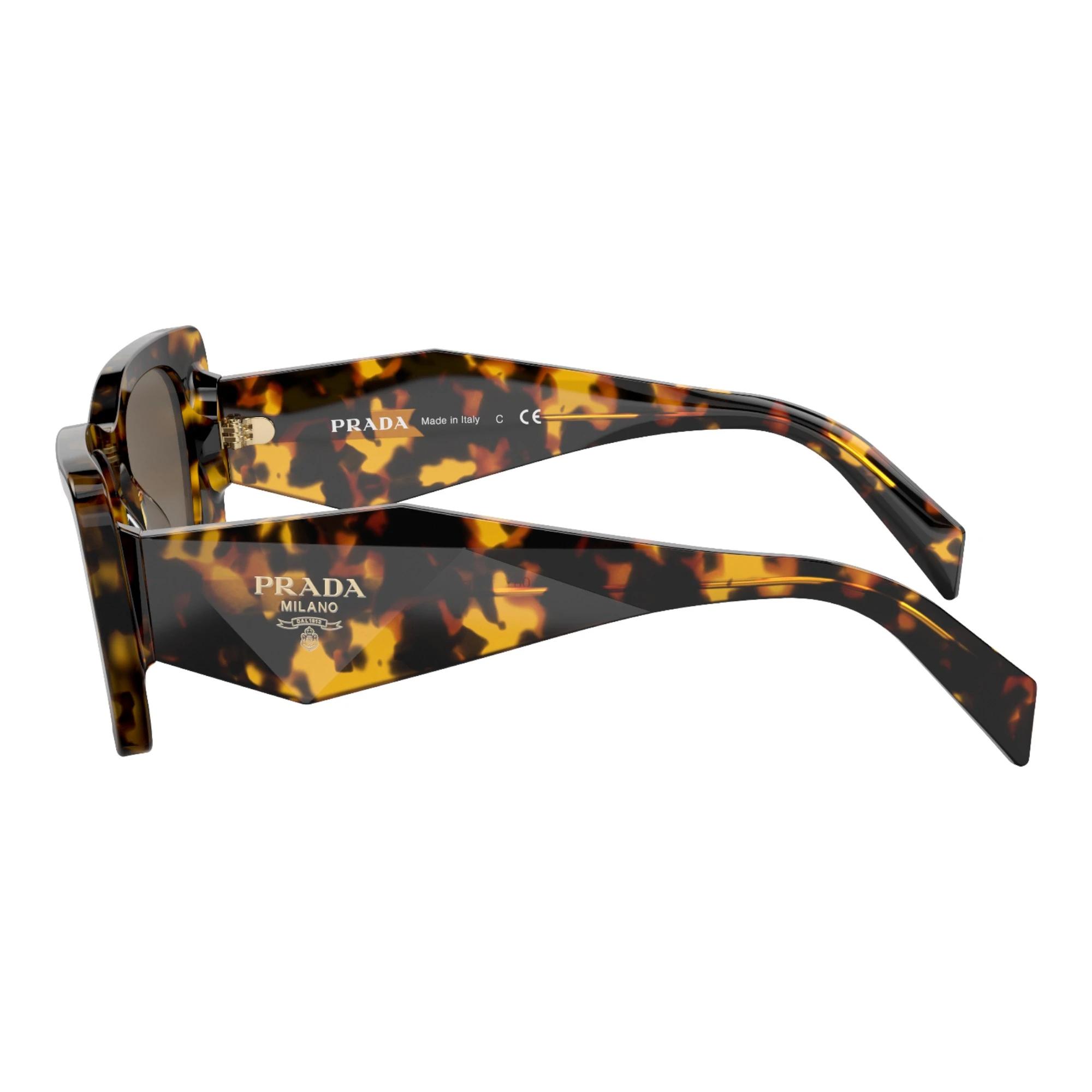 5 Prada Womens Symbole Sunglasses PR08YS Havana Honey/ Dark Brown Sunnies HAVANA HONEY/DARK BROWN, 5 of 5