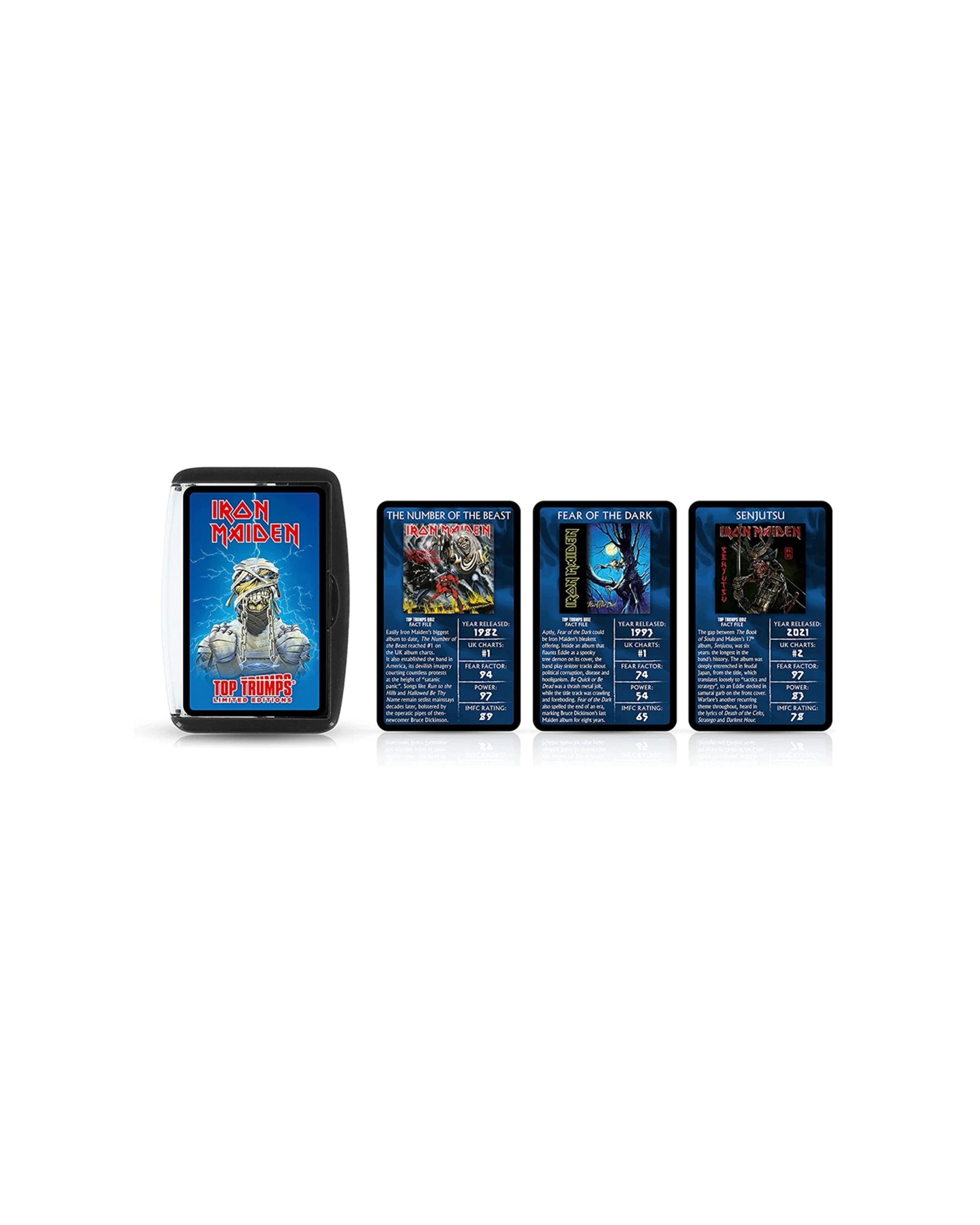 2 Top Trumps Iron Maiden Playing Card Game Collection Limited Edition - Multi, 2 of 4