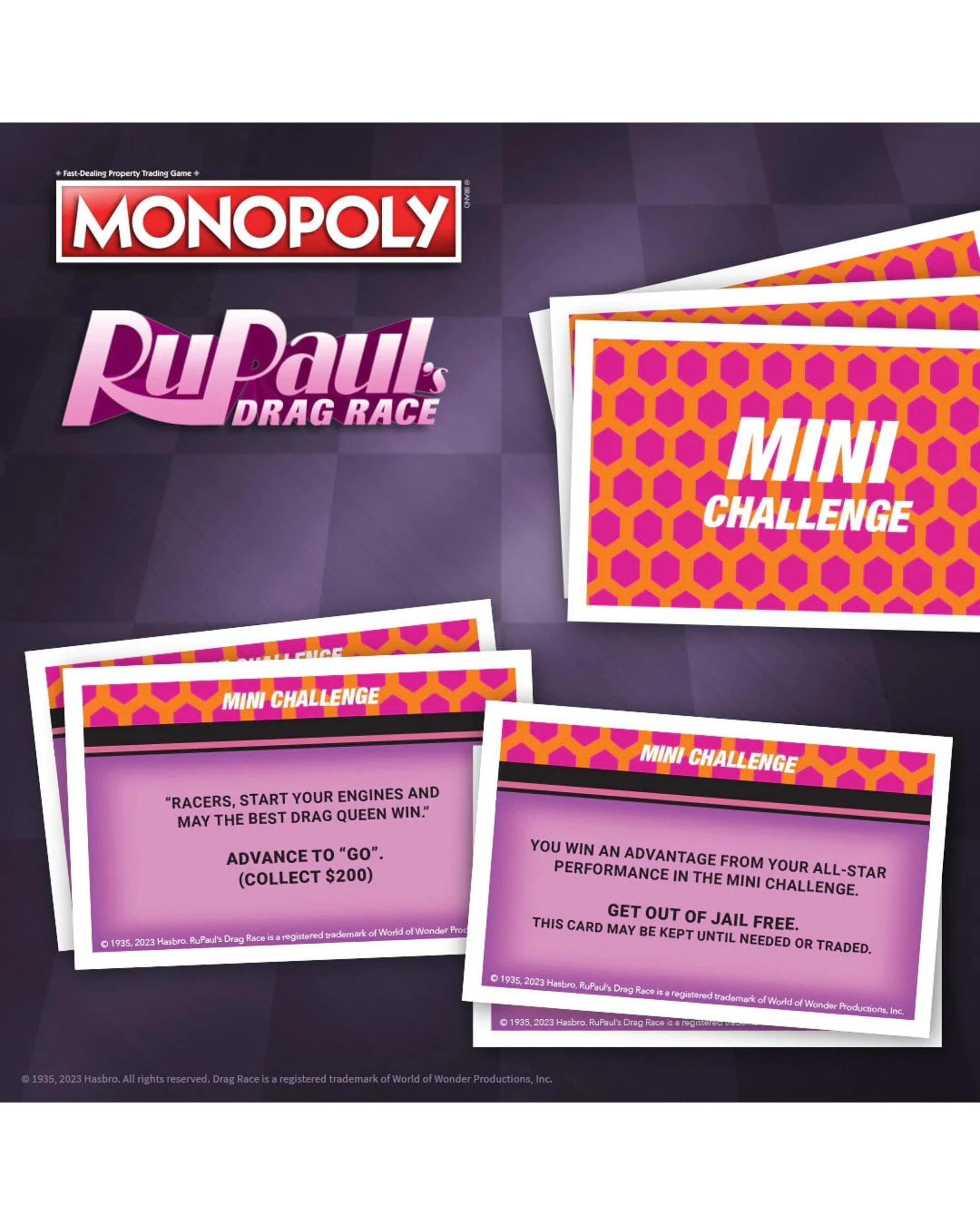 3 Winning Moves Monopoly RuPauls Drag Race Board Game, 3 of 8