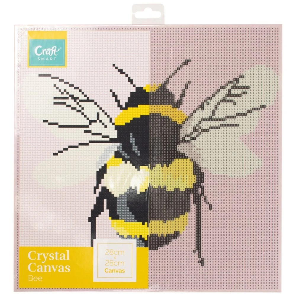 1 Craftsmart Crystal Canvas 28x28 Bee, 1 of 2