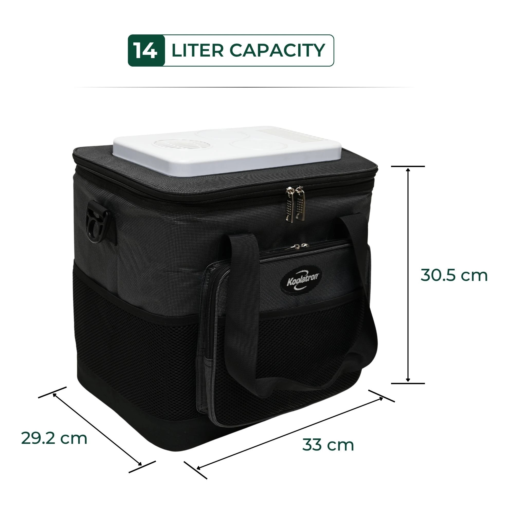 7 Koolatron 12V  Cool Bag, 13L - Black, 7 of 9