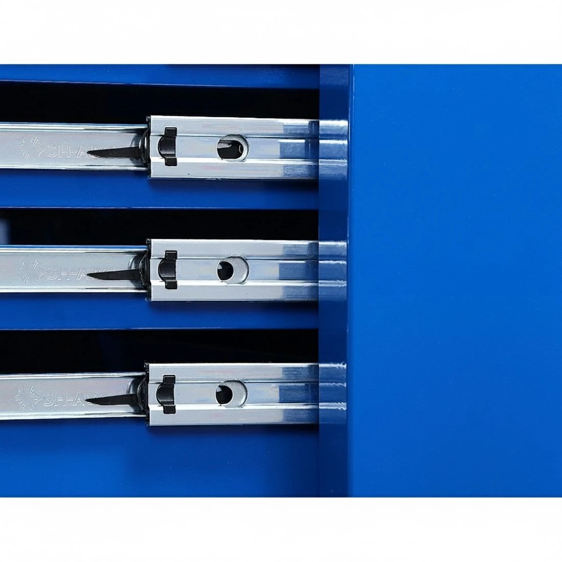 3 Giantz 7 Drawer Tool Box Cabinet Chest Trolley Storage Garage Toolbox - Blue, 3 of 5