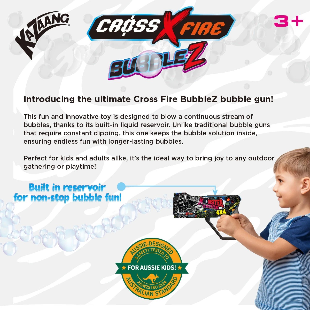 9 CrossXFire Bubblez Monster Truck Bubble Gun, 9 of 9