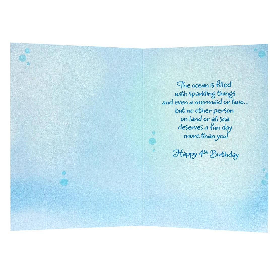 2 Connections from Hallmark 4th Birthday Card - Mermaids, 2 of 3