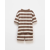 BROWN/CREAM STRIPE