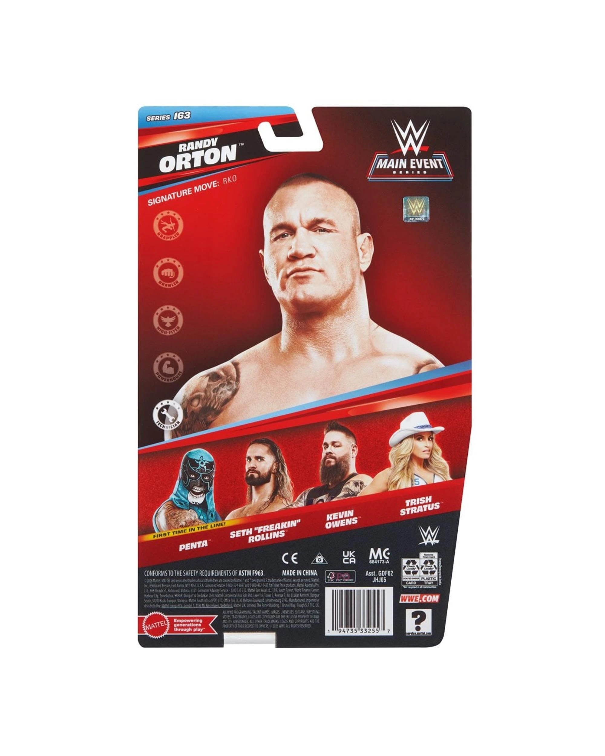 6 WWE Main Event Series 163 Randy Orton Action Figure, 6 of 6