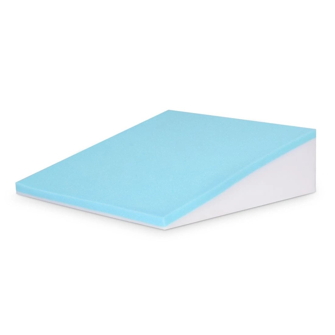 3 Giselle Bedding Wedge Pillow Gel Memory Foam Ergonomic Support Bamboo Cover - White, 3 of 8