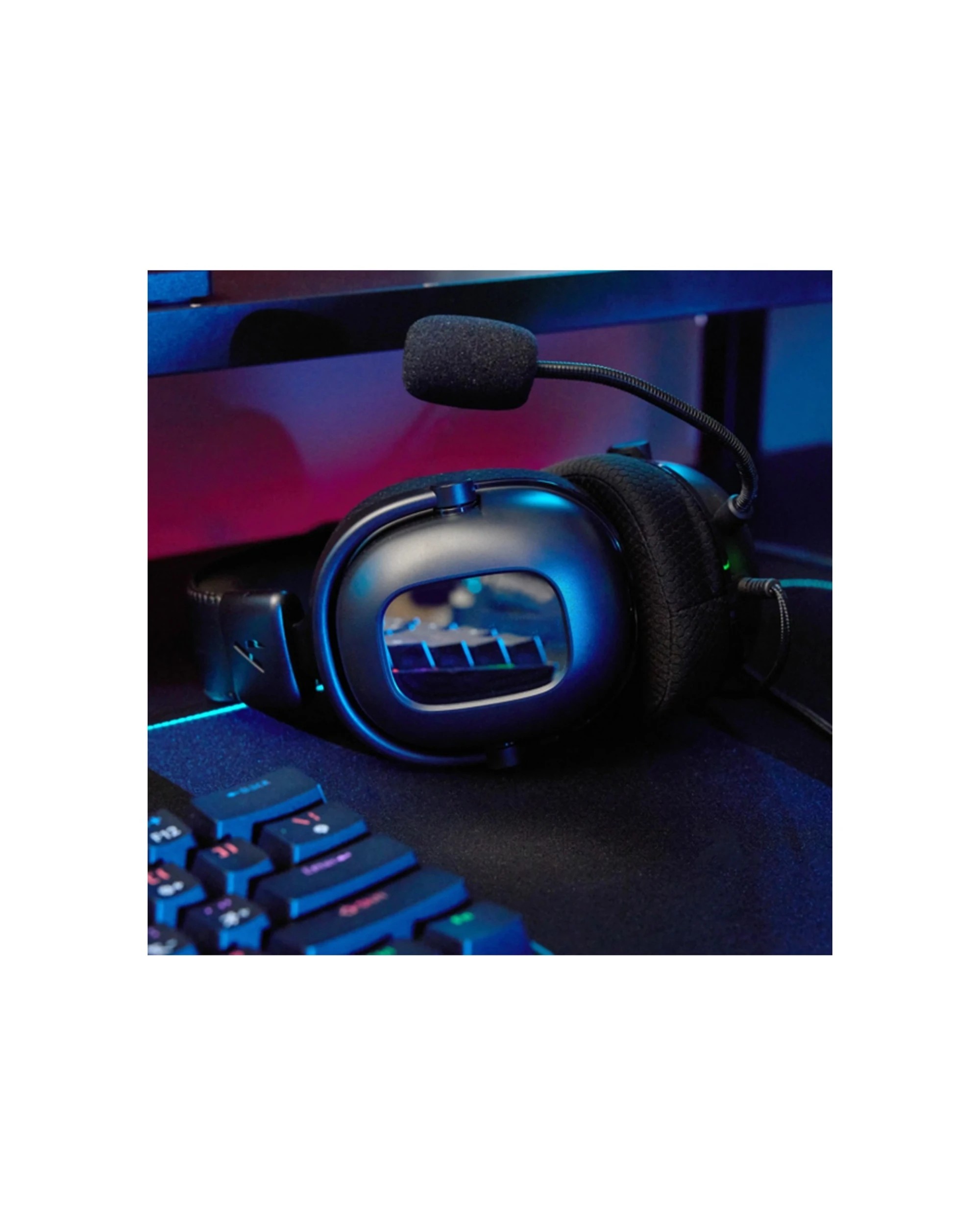 4 4Gamers Radar Wired Gaming Headset Multiformat 3.5mm LED Integrated Controls - Black, 4 of 4