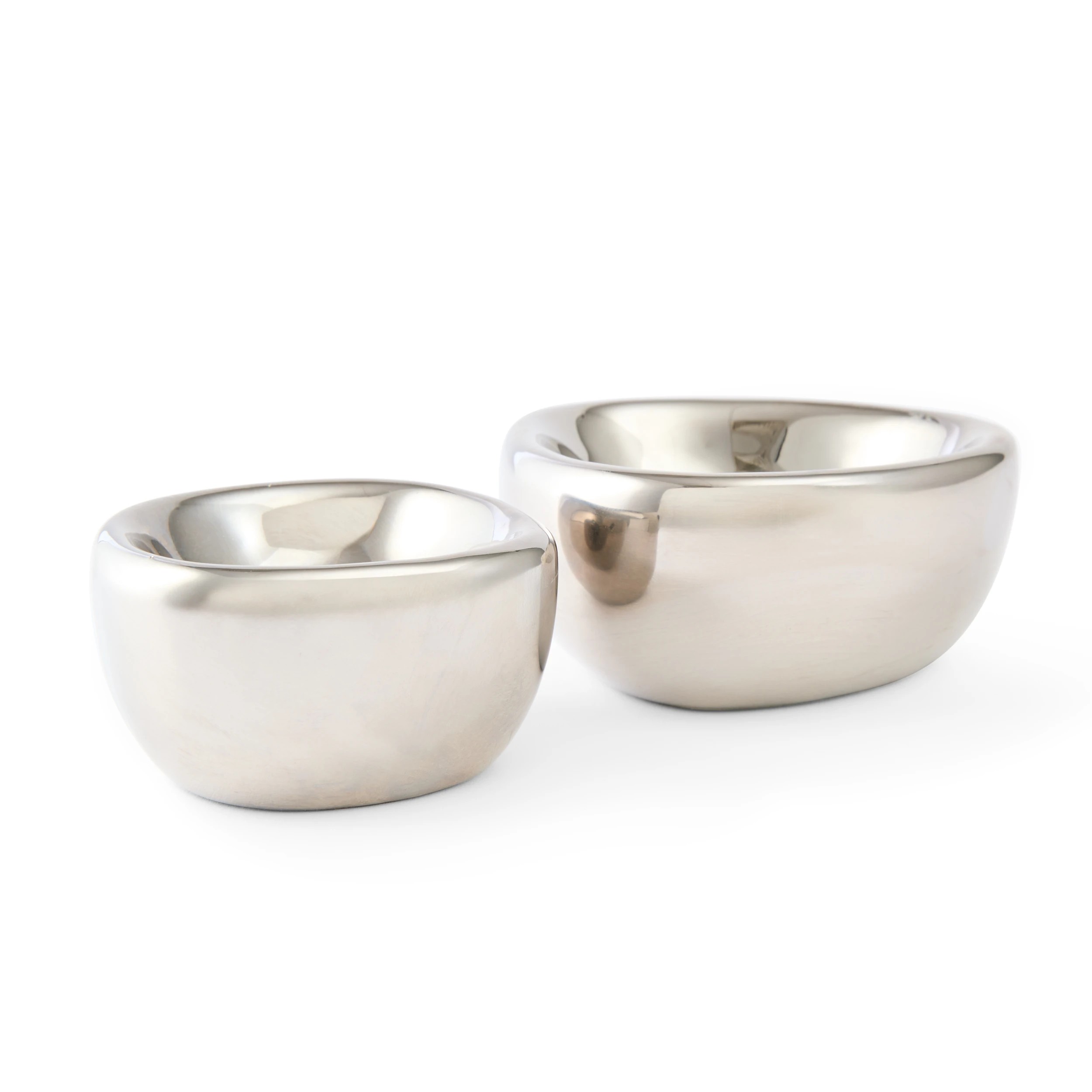 3 2 Pack of Chrome Look Trinket Bowls, 3 of 7