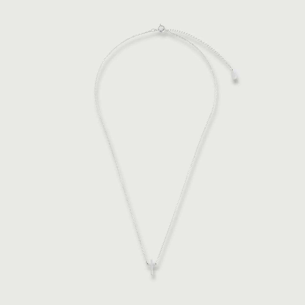 2 Sterling Silver Cross Necklace Silver, 2 of 4