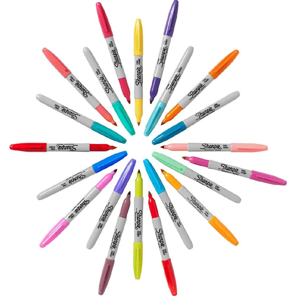 2 Sharpie Fine Permanent Markers Glam Pop 12 Pack, 2 of 10