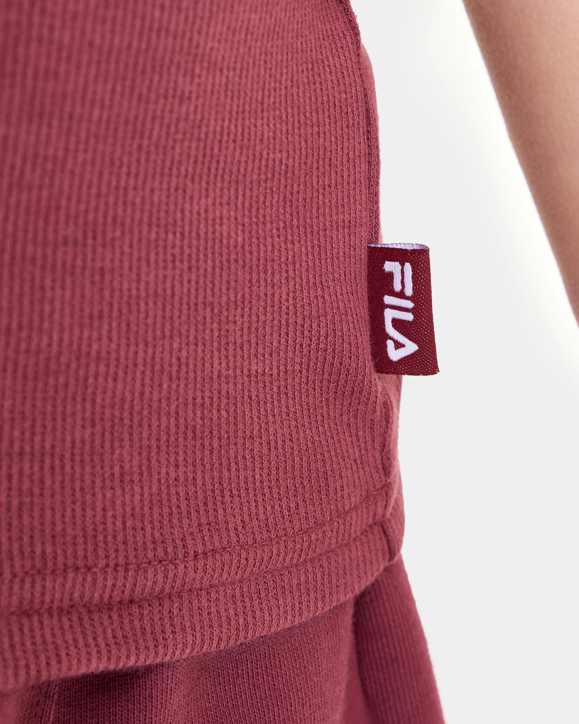 5 Aria Ribbed Tank - Fila BURGUNDY, 5 of 6