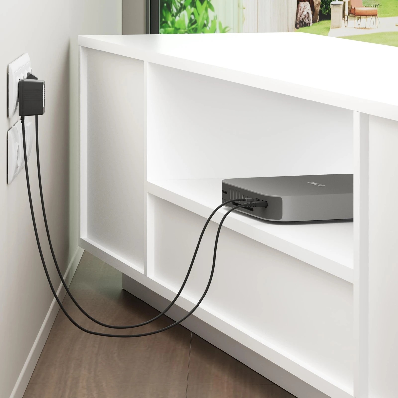 4 Alfordson Entertainment Unit 180cm TV Cabinet Stand LED Light Gloss - White, 4 of 10