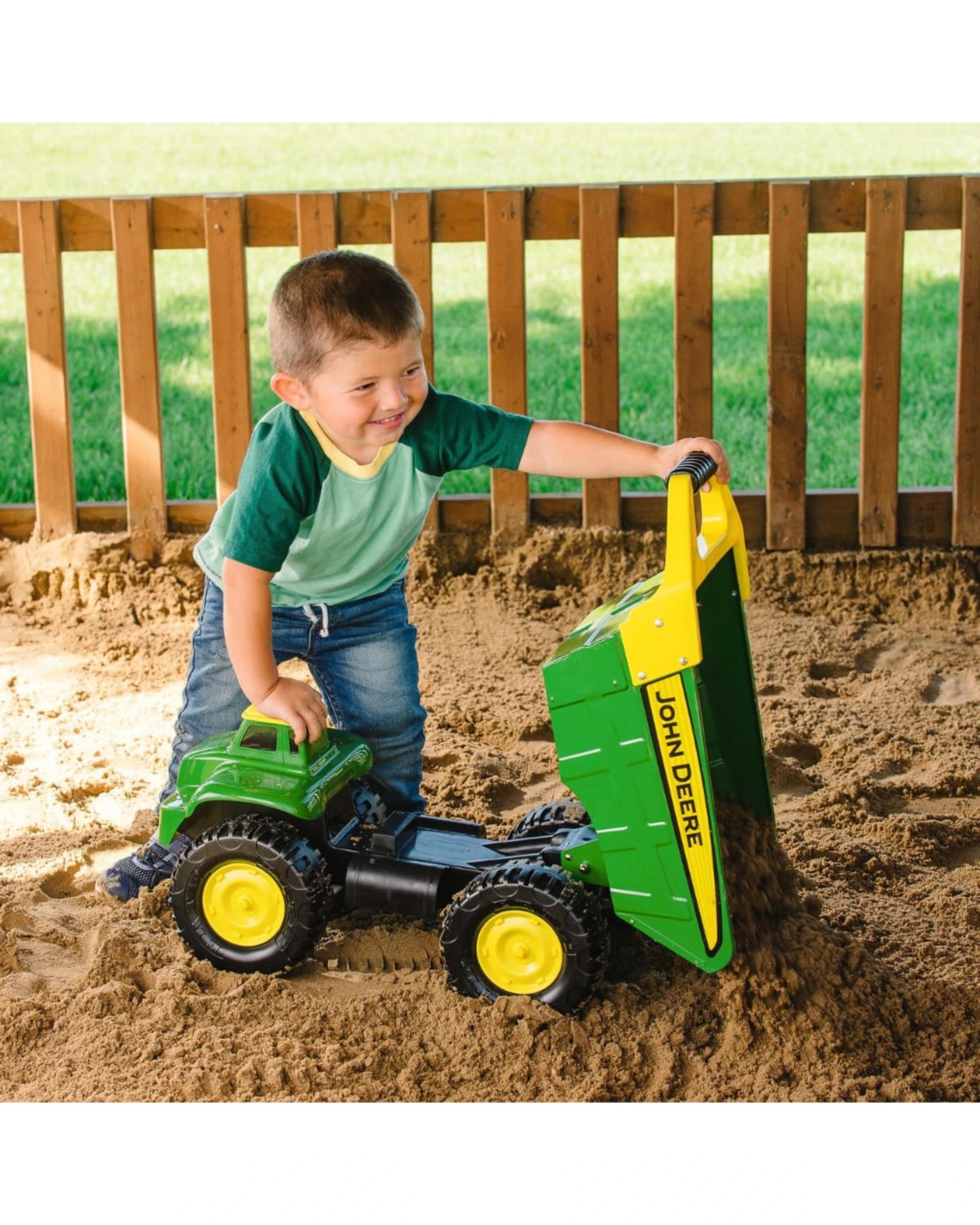3 John Deere 53cm Big Scoop Dump Truck Steel Diecast Vehicle, 3 of 3