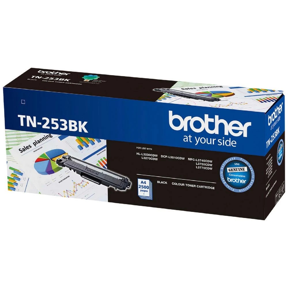 1 Brother TN 253 Toner Cartridge Black, 1 of 1