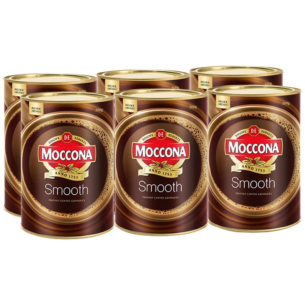 1 Moccona Smooth Granulated Instant Coffee 500g 6 Pack, 1 of 1