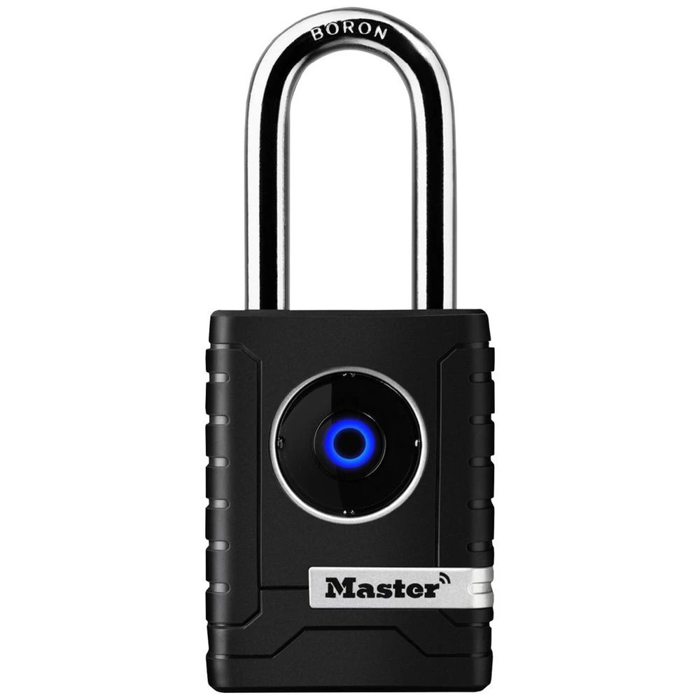 1 Masterlock Bluetooth Outdoor Padlock Black, 1 of 8