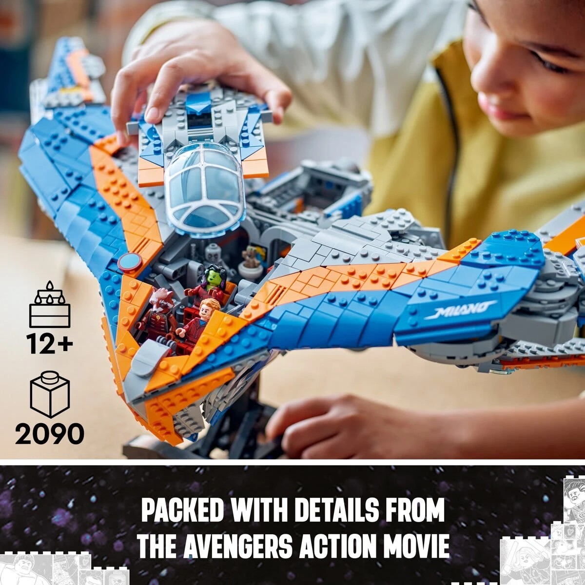 5 LEGO Marvel Guardians of the Galaxy: The Milano Spaceship 76286, 5 of 10