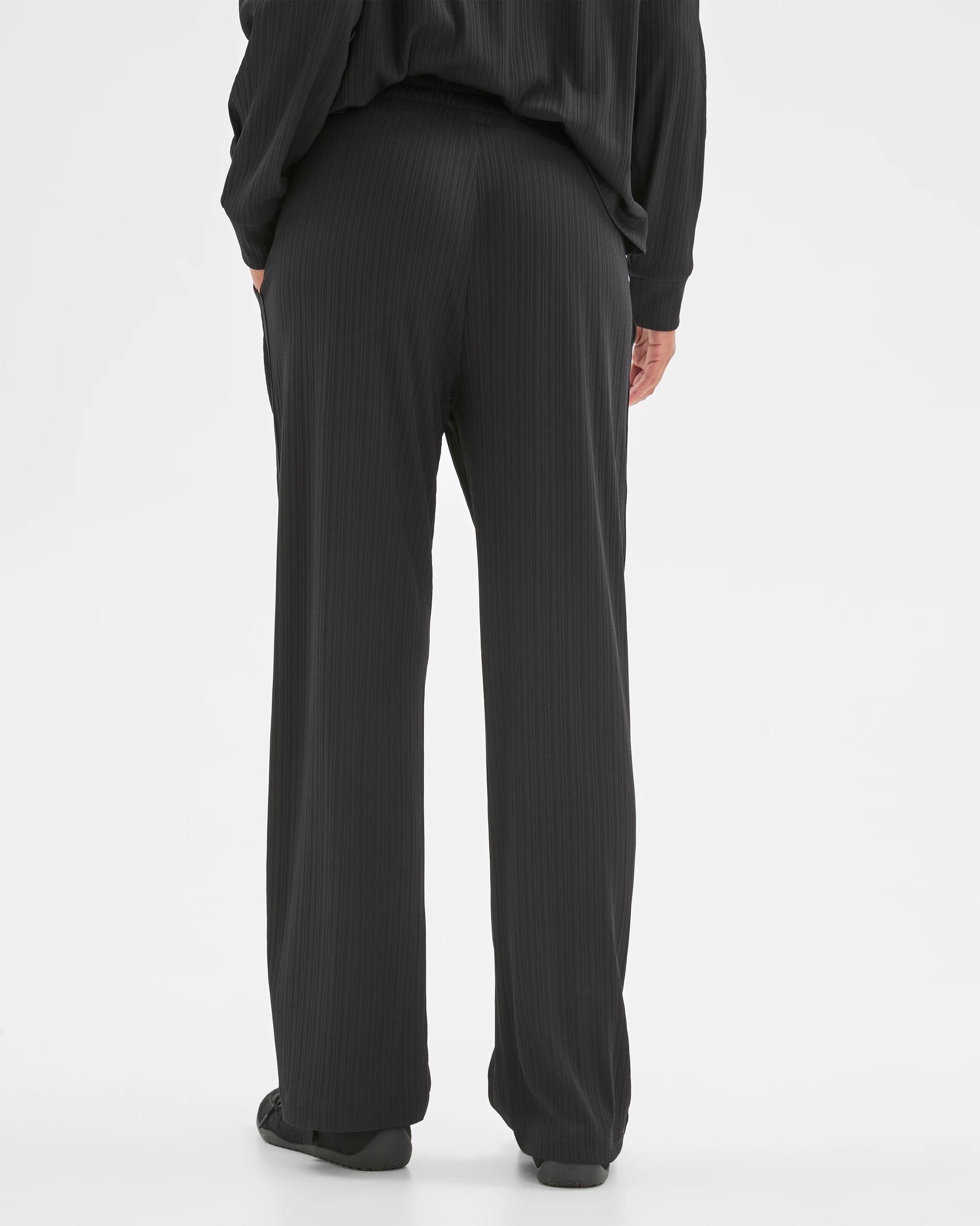 6 Target Active Wide Leg Plisse Pants BLACK, 6 of 6