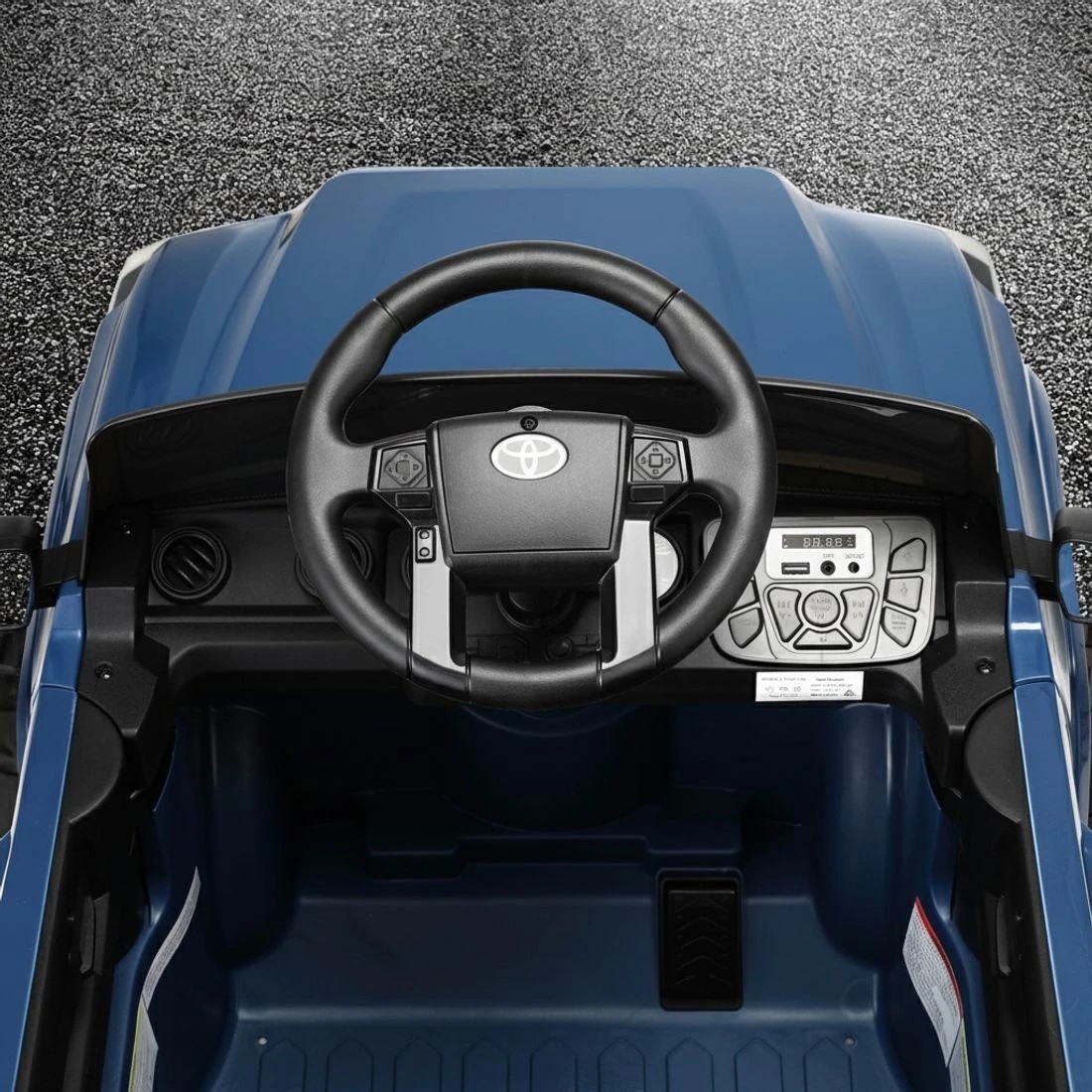 4 Kids Electric Ride On Car Toyota Tacoma Off Road Jeep Toy Cars Remote 12V - Blue, 4 of 5