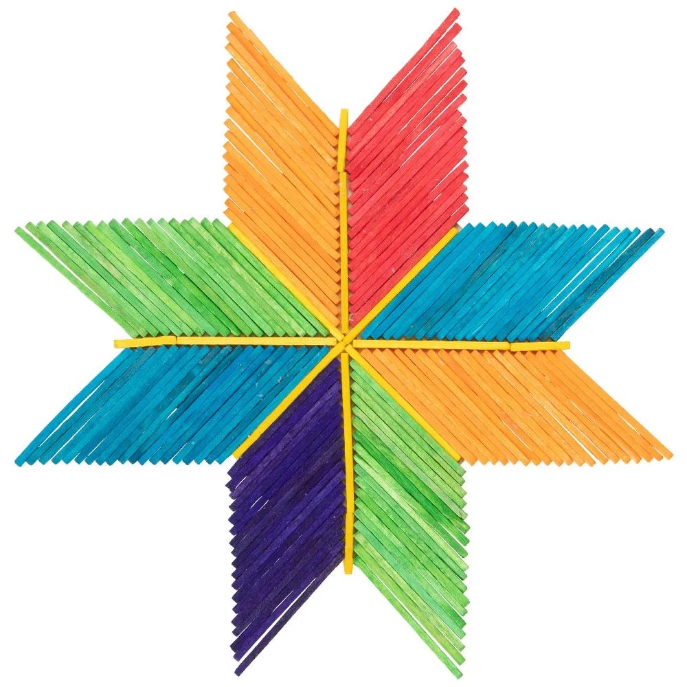 3 Kadink Wooden Match Sticks Assorted Colours 1000 Pack, 3 of 3