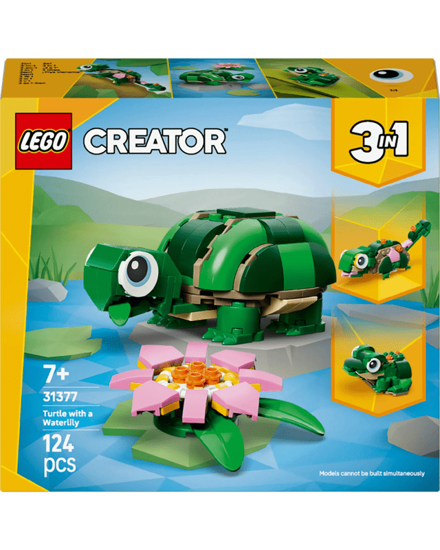 LEGO Creator 3 in 1 Turtle with a Water Lily Flower 3