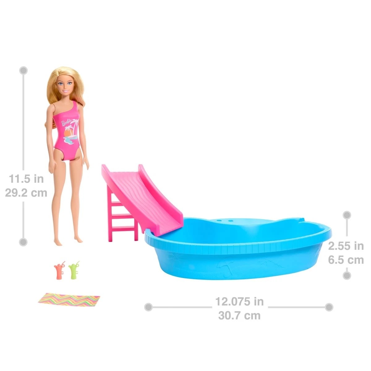 6 Barbie Doll and Pool Playset, 6 of 6