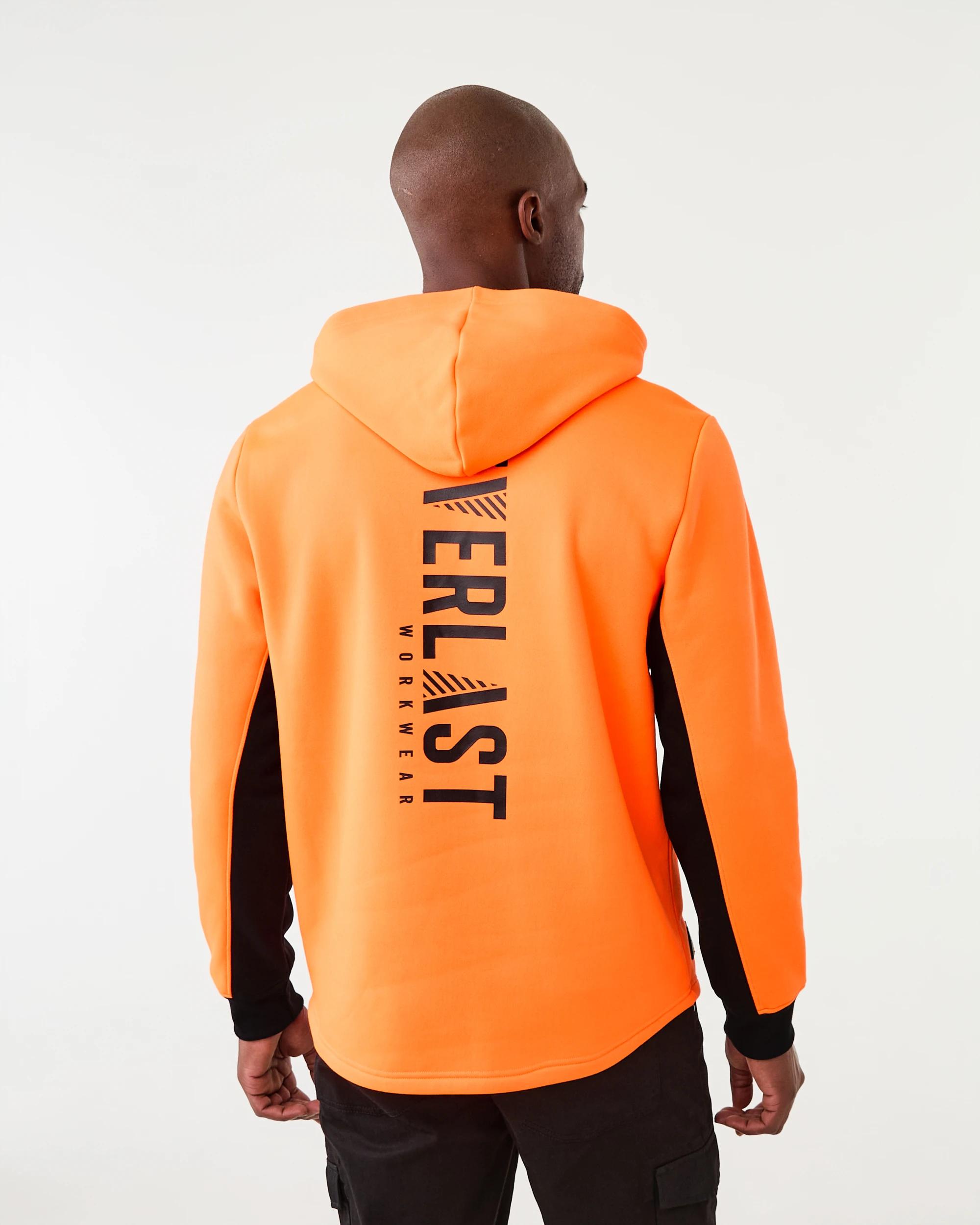 3 Everlast Work Pull Over Hoodie Orange, 3 of 8