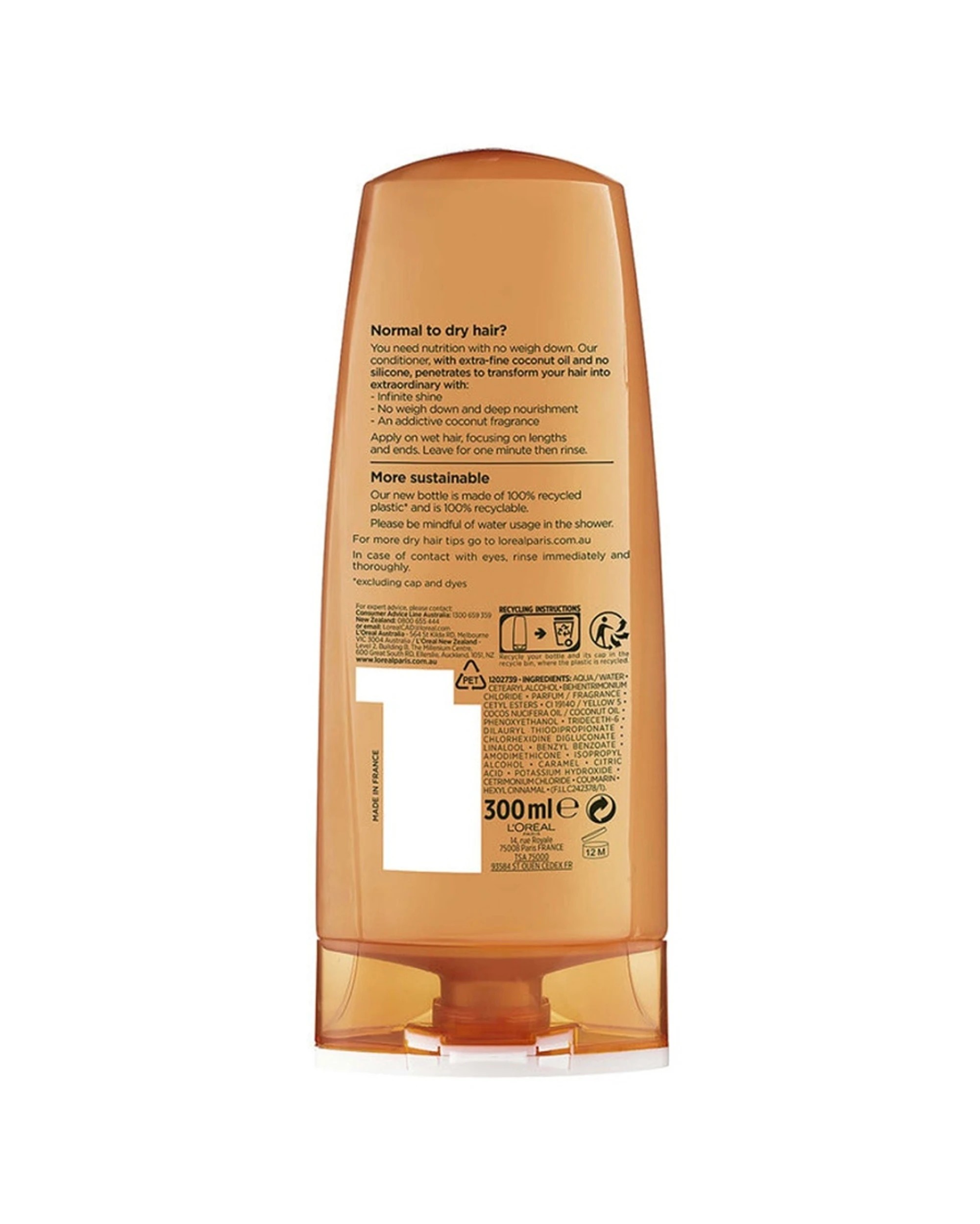 3 Loreal Elvive Extraordinary Oil Coconut Conditioner 300ml, 3 of 4