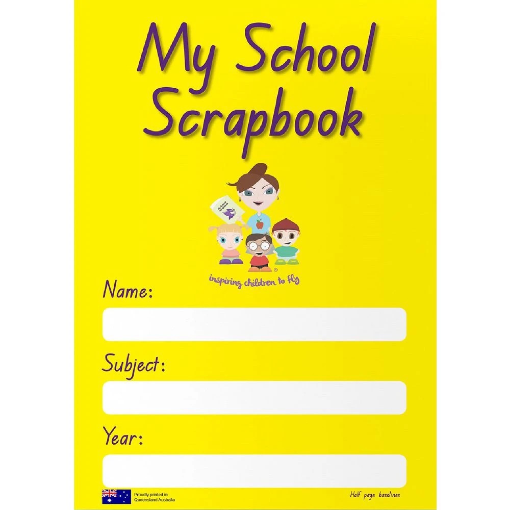 1 My School Scrapbook Half Page Prep Yellow, 1 of 2