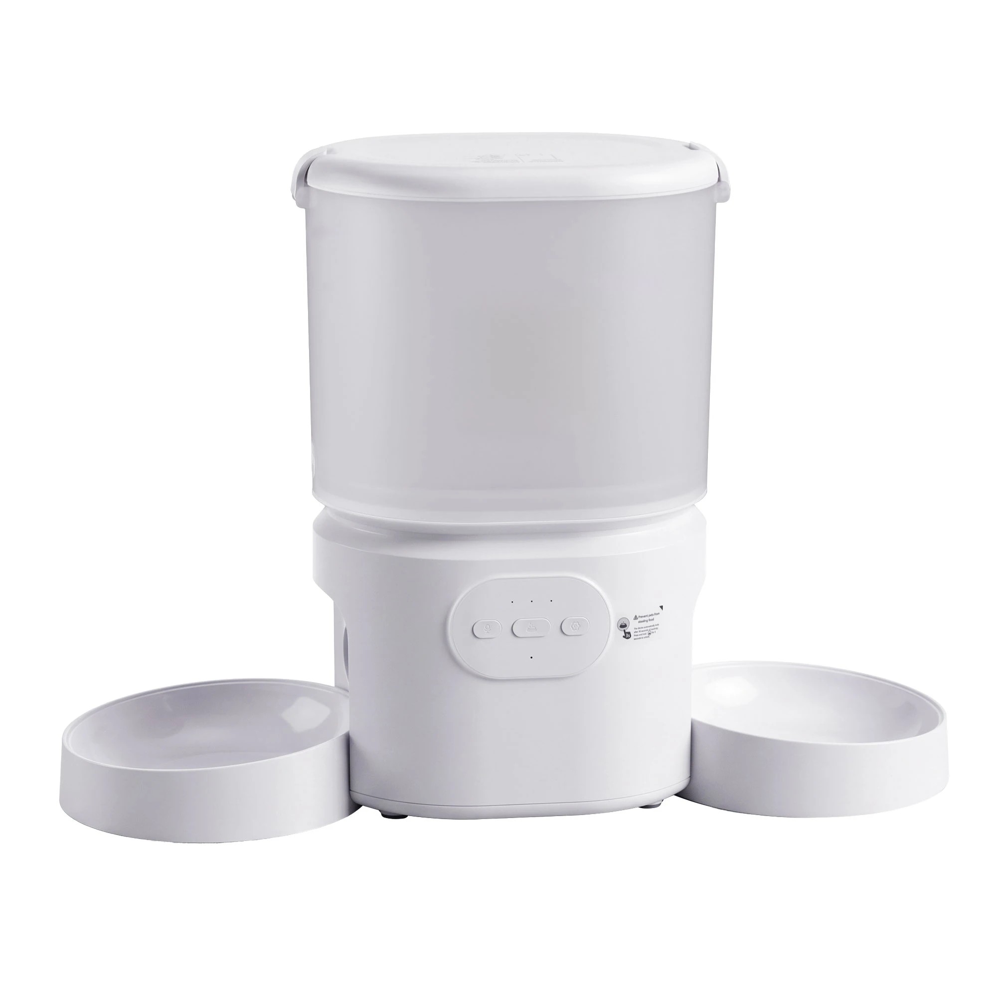 4 i.Pet 5L Automatic Pet Feeder Dual Bowl Smart Dispenser APP Control Cats Dogs - White, 4 of 6