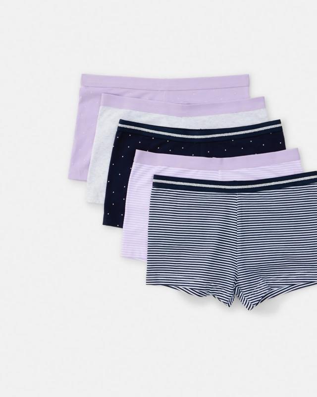 5 Pack Print Shor