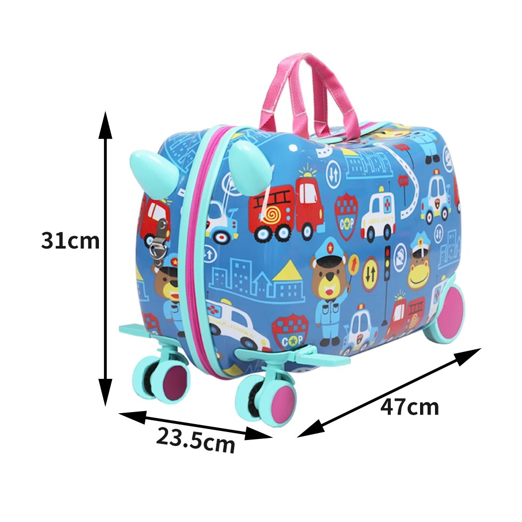 3 BoPeep 17 Inch Kids Ride On Suitcase Car Design, 3 of 8