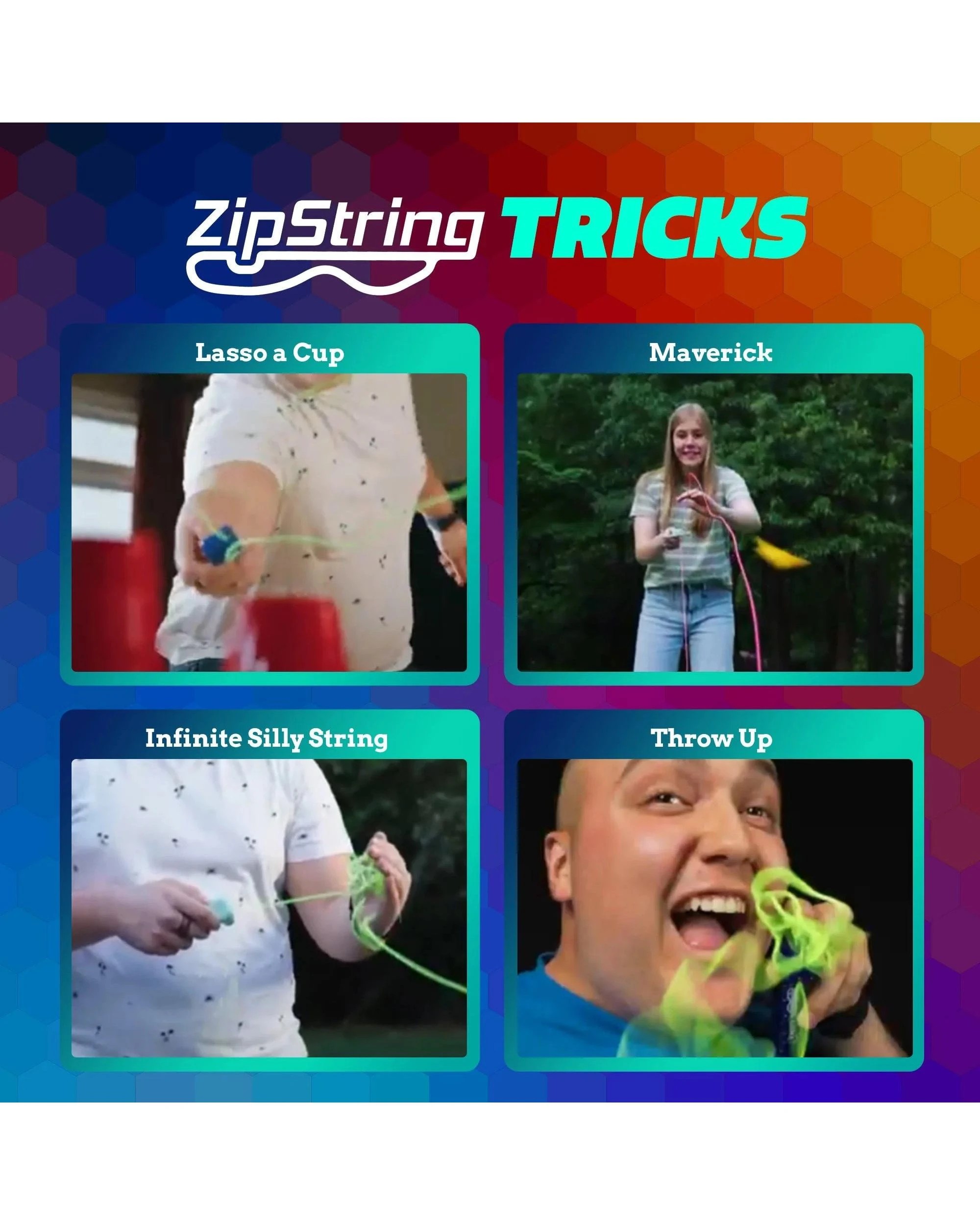 8 ZipString Chameleon String Pack, 8 of 8