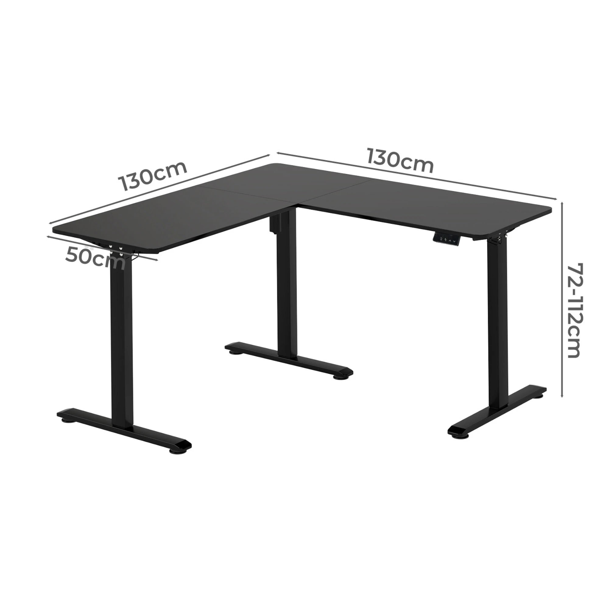 3 Levede Electric Standing Desk - Black, 3 of 9