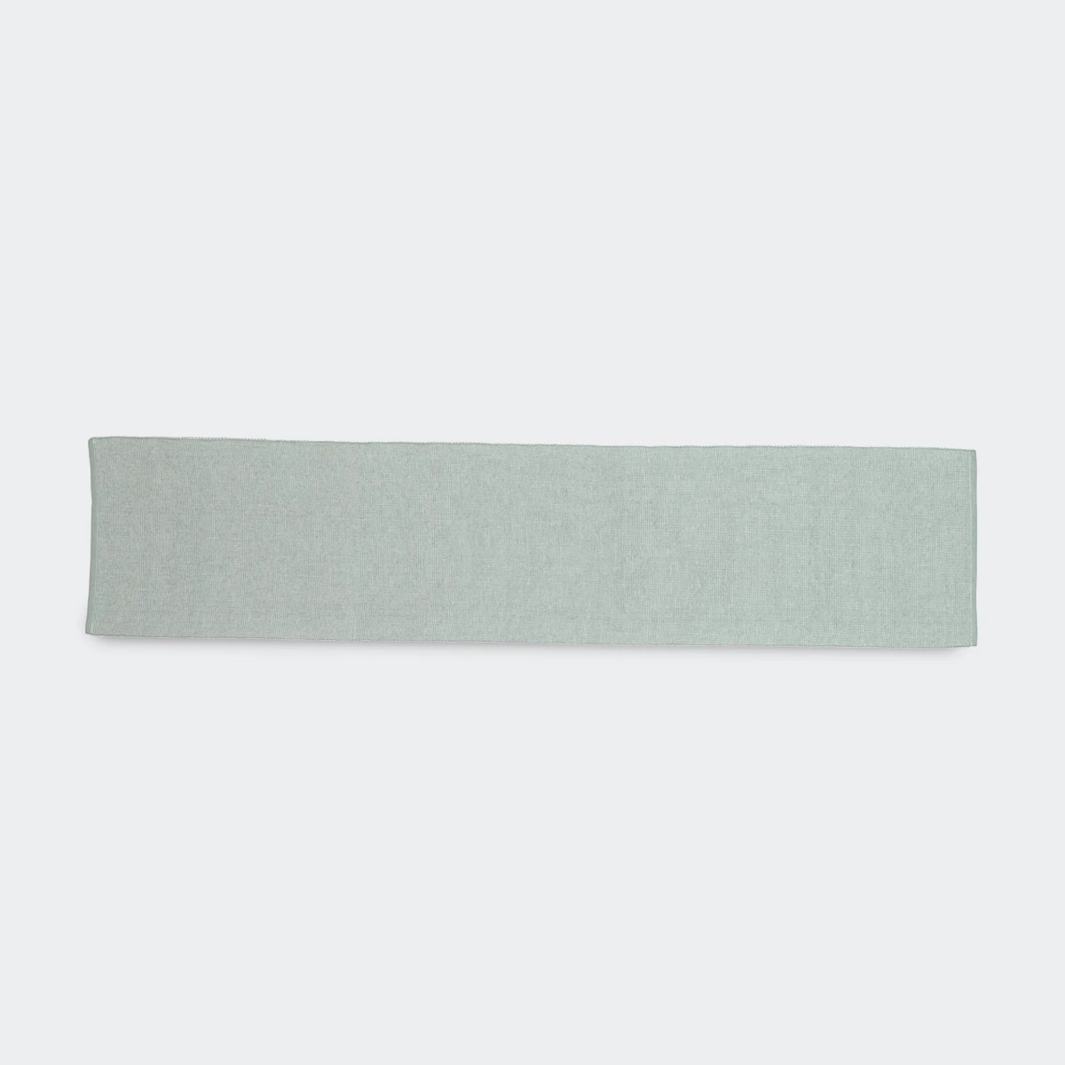 1 Sage Green Ribbed Table Runner, 1 of 5