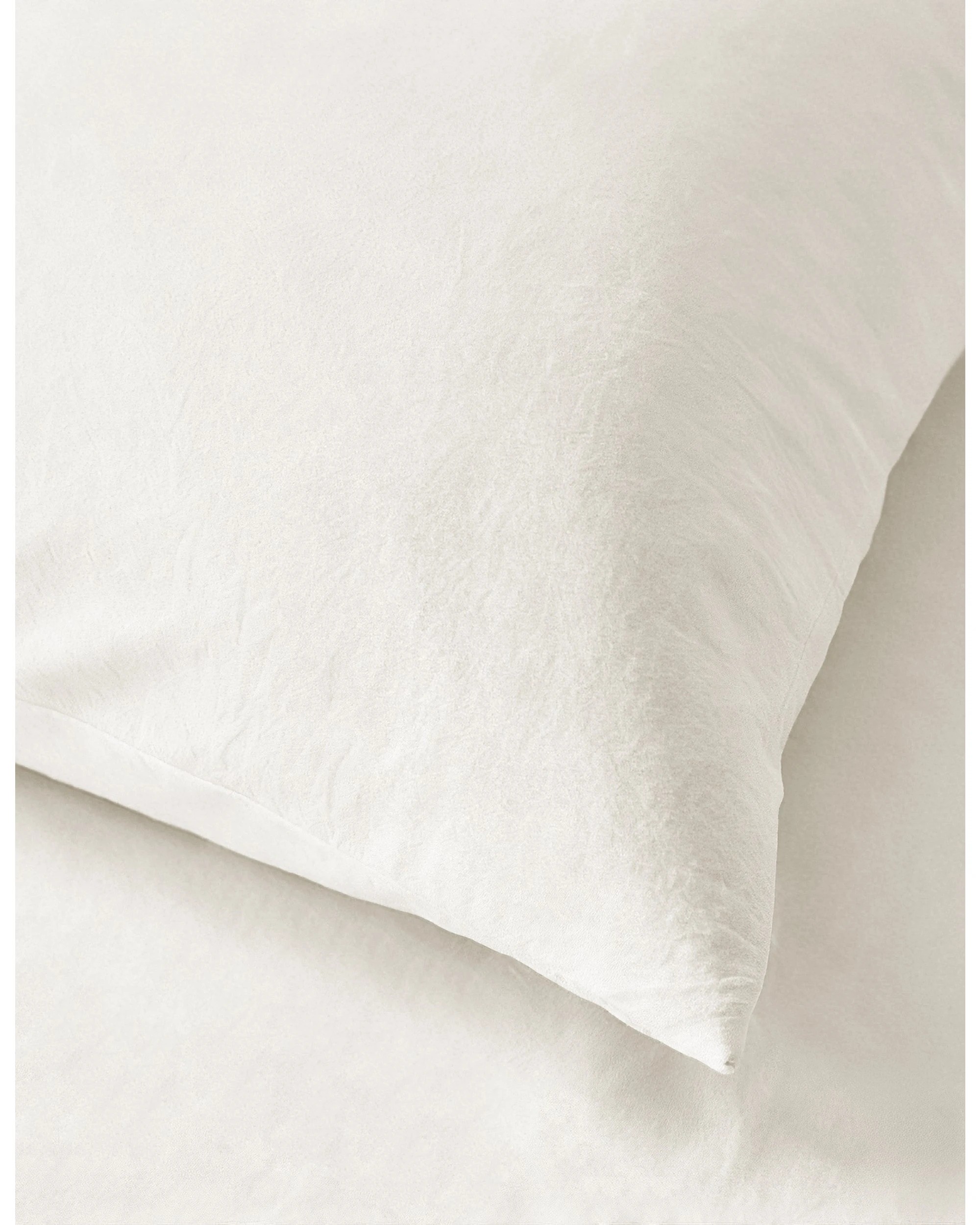 4 Dreamaker Bonnie Washed Cotton Sheet Set - Single Bed - White, 4 of 9
