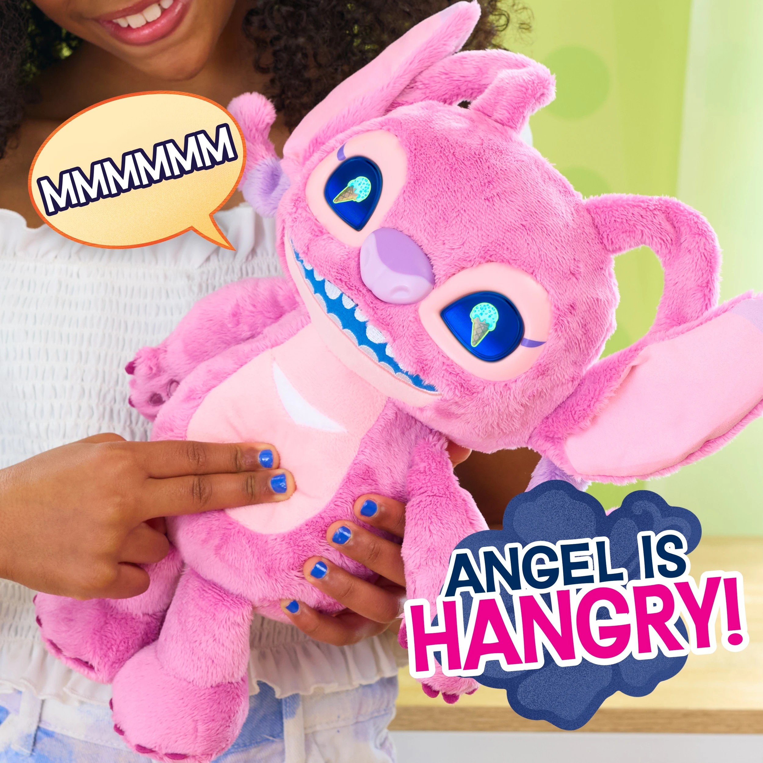 5 Disney Stitch Many Moods Angel Plush - Pink, 5 of 7