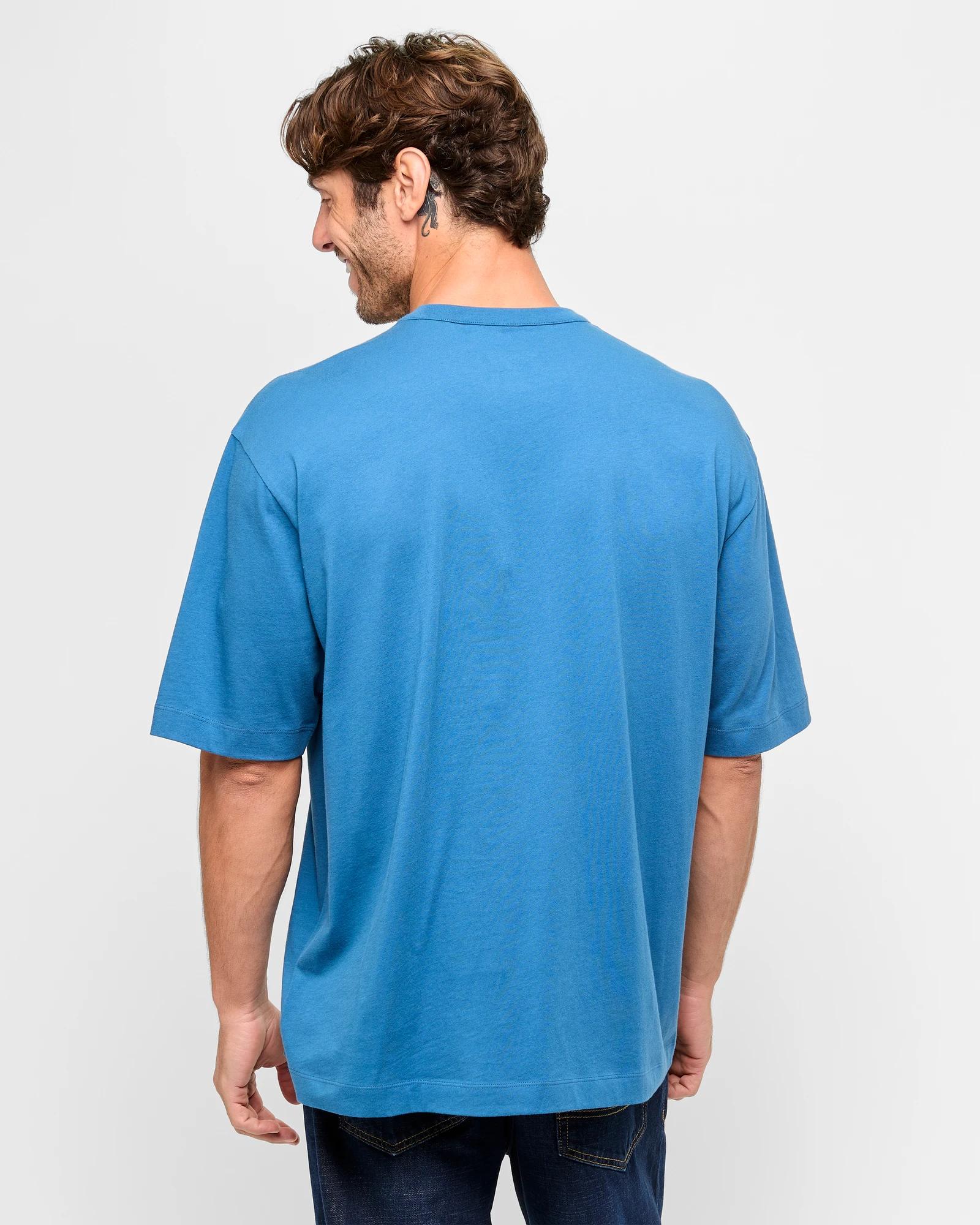 4 Target Australian Cotton Oversized T-shirt DARK BLUE, 4 of 5