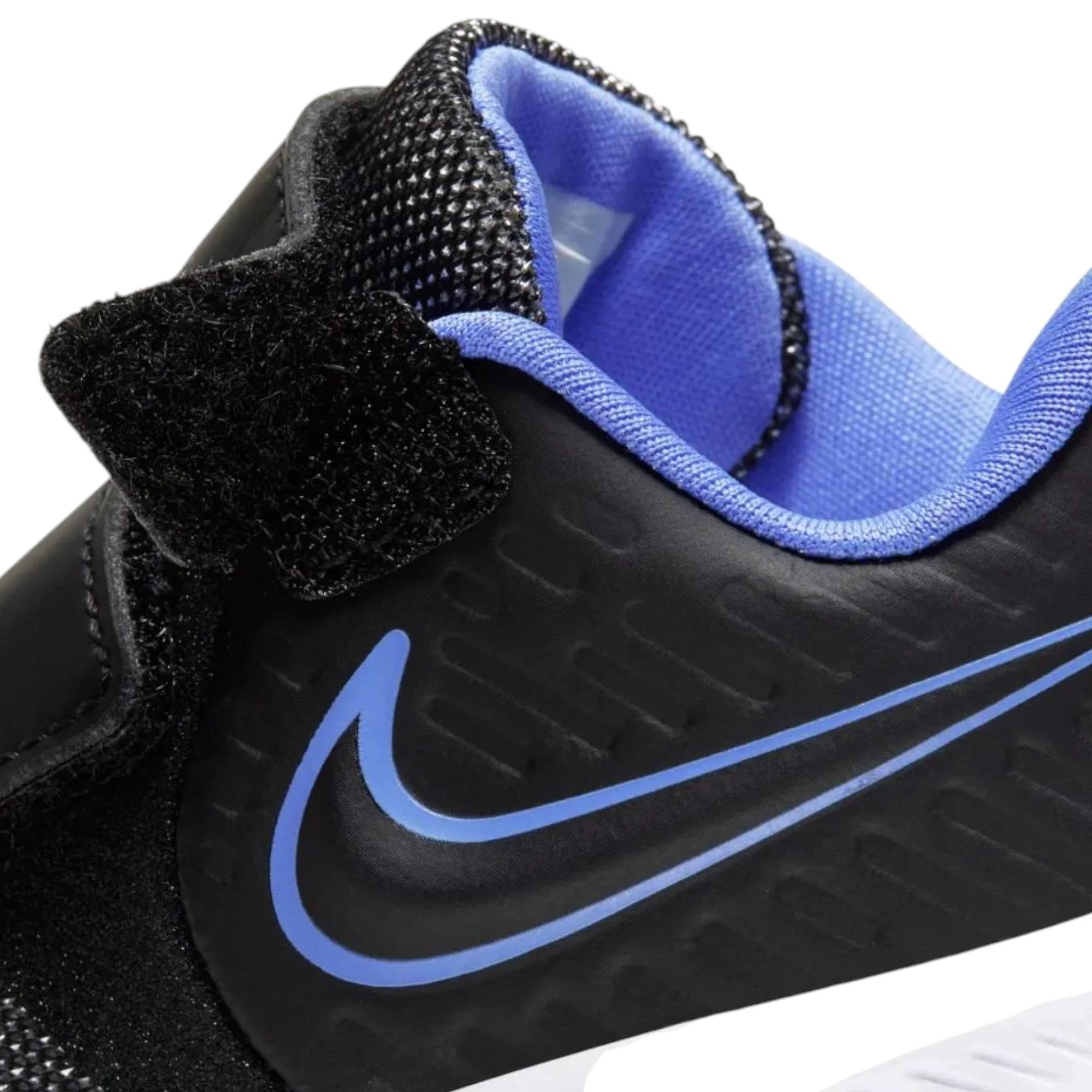 4 Nike Kids Girls Star Runner 2 Glitter Black/Black-Sapphire Toddler Shoes BLACK/BLACK-SAPPHIRE, 4 of 5