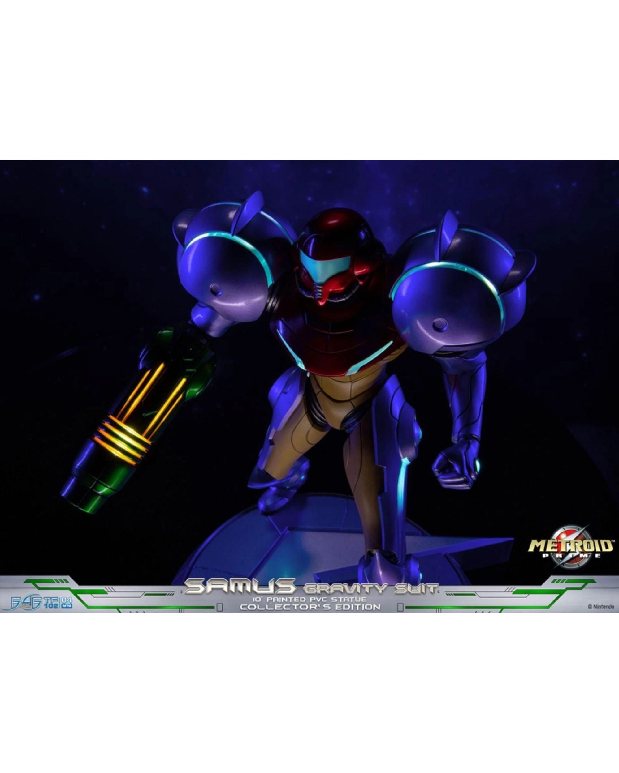 7 Metroid Prime Samus Gravity Suit PVC Statue Collector's Edition, 7 of 10