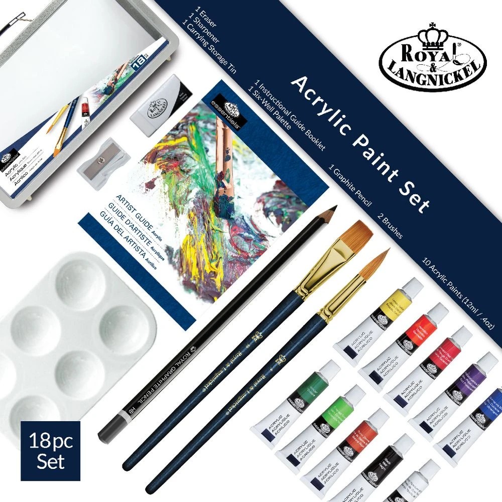 5 Royal & Langnickel Large Window Artist Tin Acrylic Set 18pc, 5 of 9