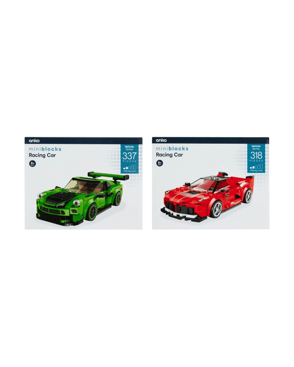 Mini Blocks Vehicle Series: Racing Car - Assorted