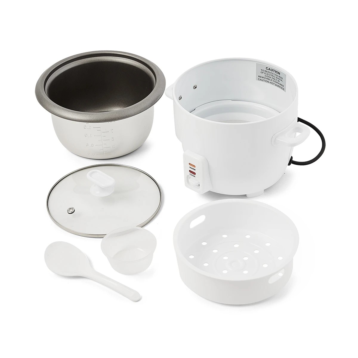 9 7 Cup Rice Cooker - White, 9 of 9