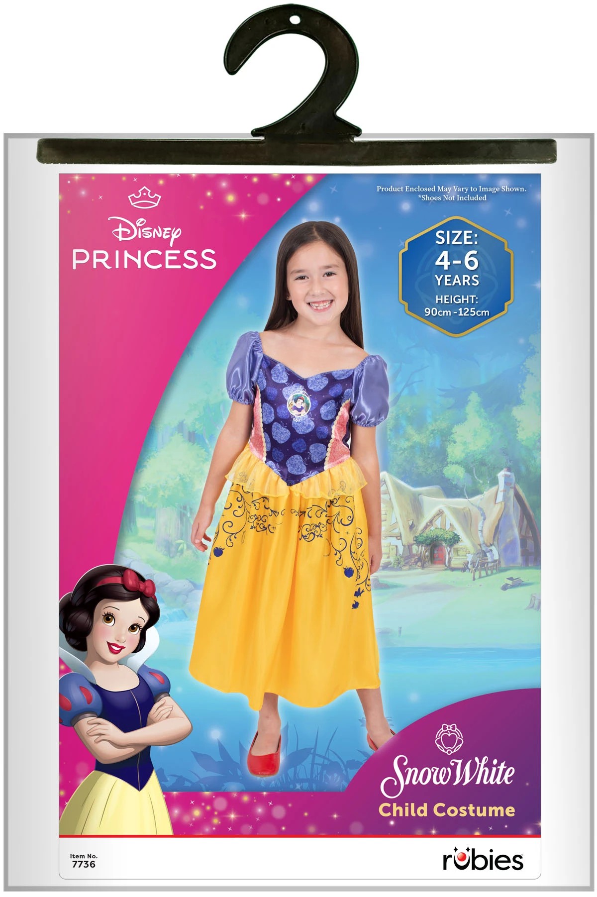 4 Disney Princess Snow White Child Costume - Ages 4-6, 4 of 4
